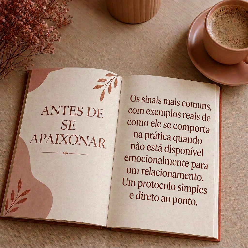 Checklist + Protocolo: 5 Sinais de Que Ele É Emocionalmente Indisponível